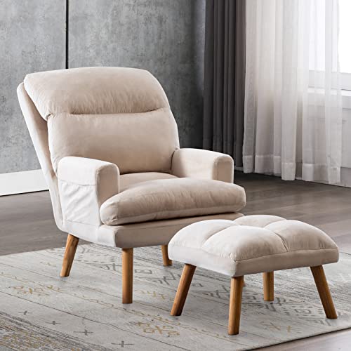 INZOY Accent Chairs with Ottoman