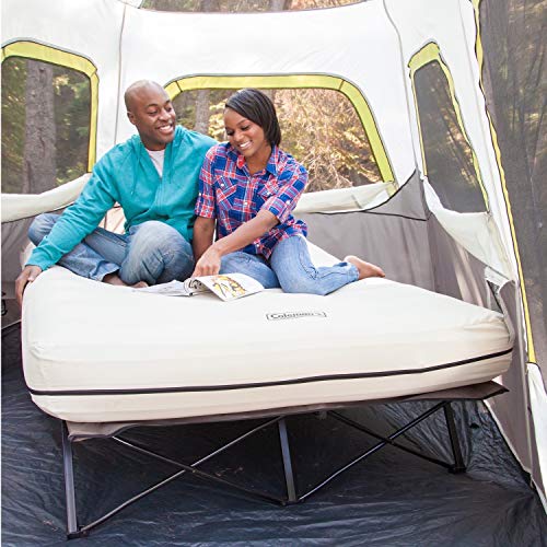 Pictured Most Comfortable Camping Bed: Coleman Camping Cots for Adults with Camping Air Mattress