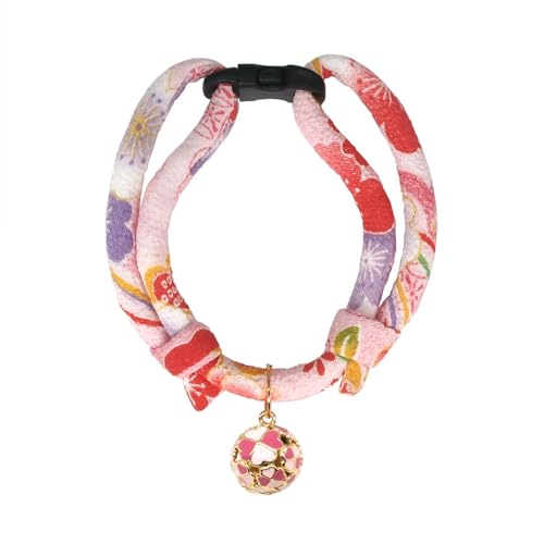 PetSoKoo Four-Leaf Clover Cat Collar with Bell
