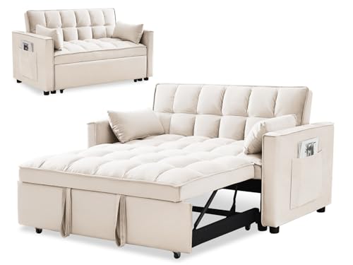 SPOWAY 3 in 1 Sleeper Sofa Couch Bed