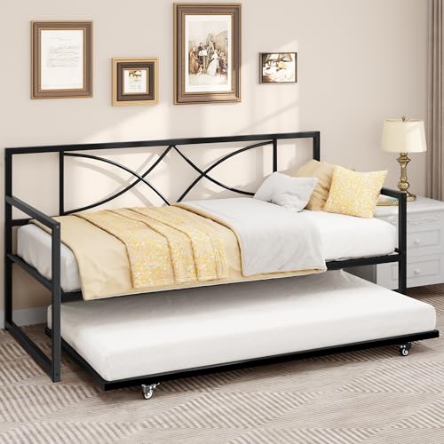 YITAHOME Twin Daybed with Pull Out Trundle