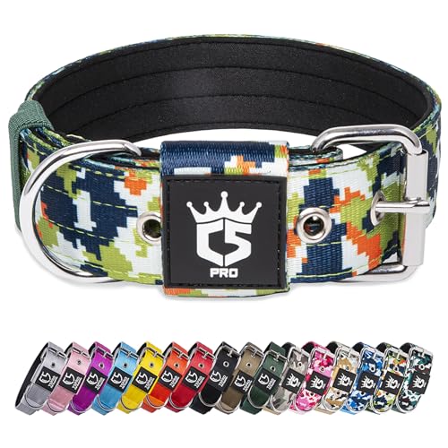 TSPRO Tactical Dog Collar 1.5 inch Wide