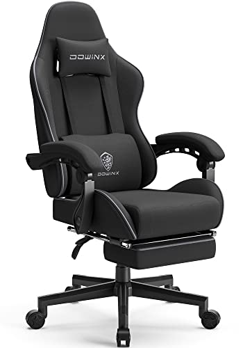 Dowinx Gaming Chair Fabric with Pocket Spring Cushion