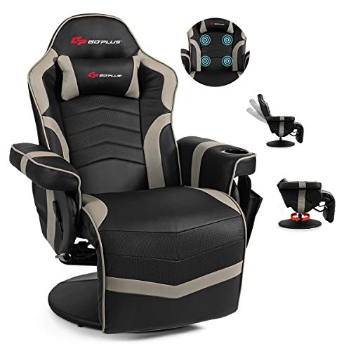 POWERSTONE Gaming Recliner Massage Gaming Chair
