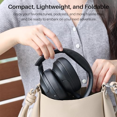 Pictured Most Comfortable Headphones: TOZO HT2 Hybrid Active Noise Cancelling Headphones
