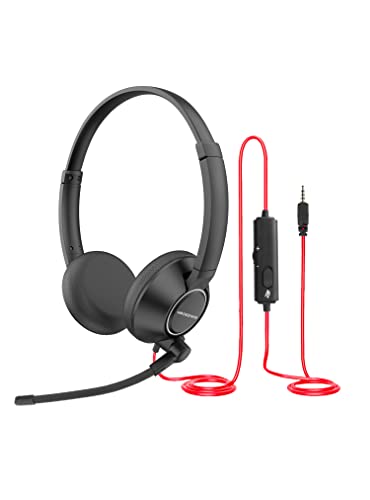 HROEENOI Noise Cancelling Headset with Microphone
