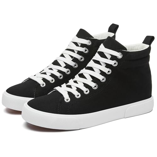 FINIWOR Womens High top Sneakers Canvas