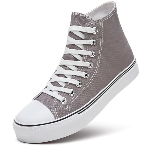 ZGR Womens High Top Canvas Sneakers
