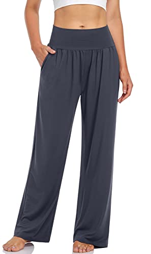 ZERDOCEAN Womens Plus Size Casual Lounge Yoga Pants Comfy Relaxed Joggers  Pants Drawstring with Pockets