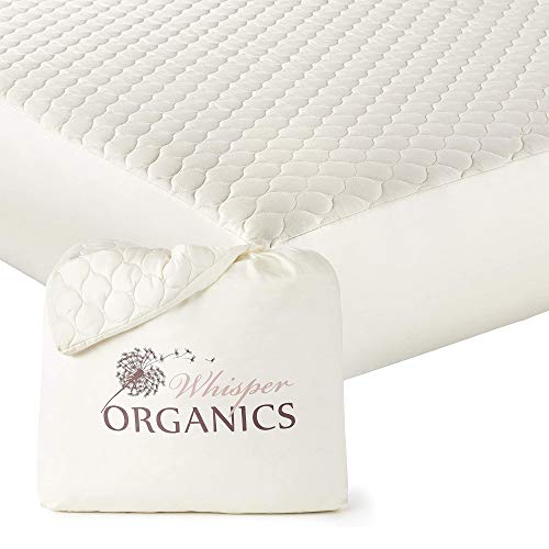 Whisper Organics 100% Organic Cotton Mattress Protector