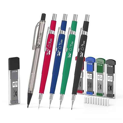 Mr. Pen Mechanical Pencil Set with Lead and Eraser Refills