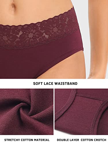Emprella Womens Lace Underwear Hipster Panties Cotton/Spandex - 8 Pack  Colors : : Clothing, Shoes & Accessories