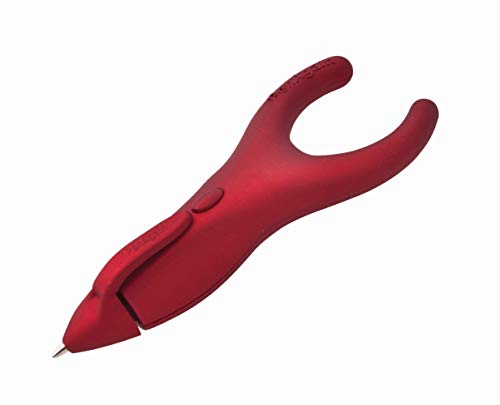PenAgain Ergo Soft Red Retractable Ballpoint Pen
