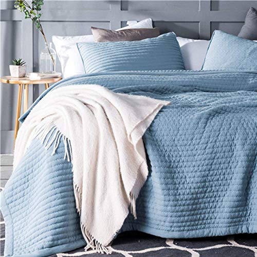 Pictured Most Comfortable Quilt: KASENTEX Quilt Mini Set-Stone Washed-Super Soft Bedspread