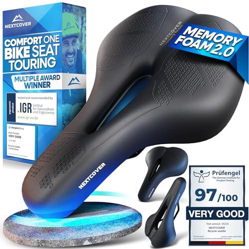 Nextcover Bike Seat with Memory Foam 2.0 and [Volume
