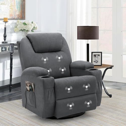 Flamaker Rocking Chair Recliner Chair with Massage