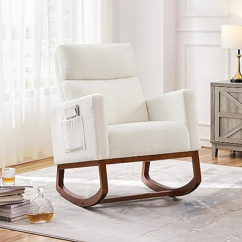 Yaheetech Upholstered Rocking Chair