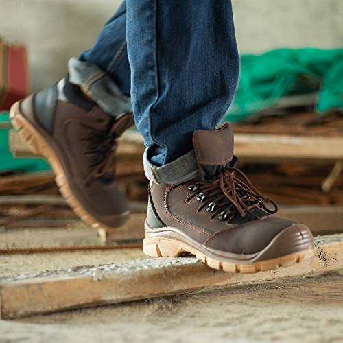 DRKA Men's Steel Toe Work Boots