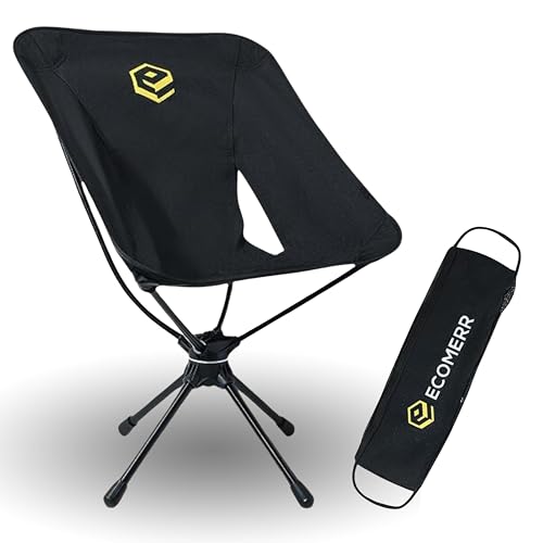 Ecomerr Swivel Portable Camping Chair Compact