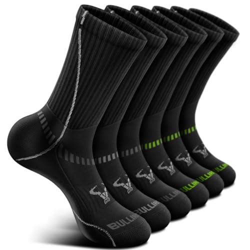 BULLIANT Men Sports Socks 6Pairs