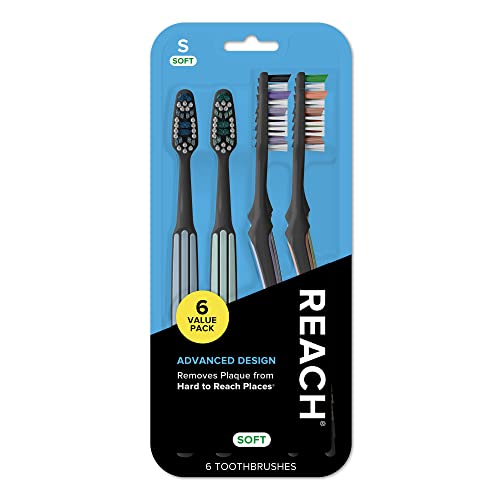 Reach Advanced Design Toothbrush with Toothbrush Cap