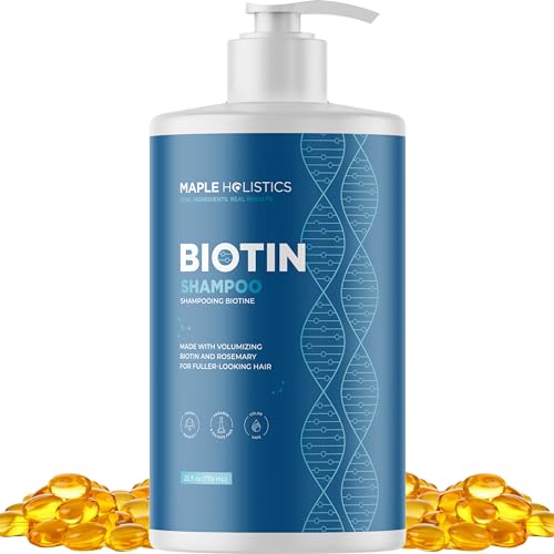Maple Holistics Volumizing Biotin Shampoo for Thinning Hair