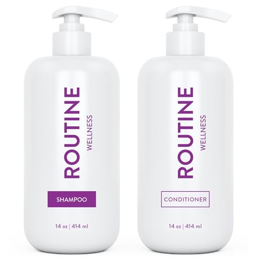 Routine Wellness Shampoo and Conditioner Set for Stronger Hair