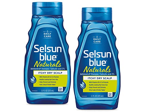 Selsun Blue Shampoo Naturals Dandruff Itchy Dry