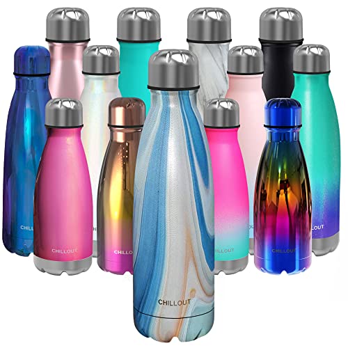 CHILLOUT LIFE Stainless Steel Water Bottle: 17 oz