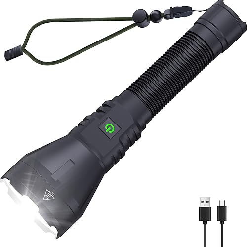 Driverwish Rechargeable 990000 High Lumens LED Flashlights