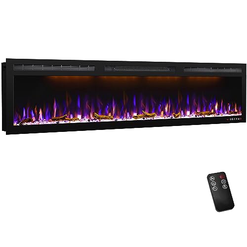 Mystflame 72 inch Electric Fireplace