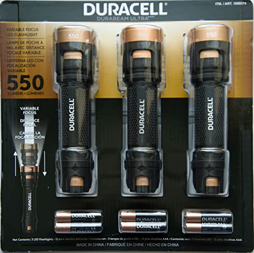 DURACELL Ultra 550 Lumens Aluminum Flashlight
