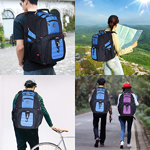Pictured Most Versatile Backpack: SHRRADOO Extra Large 52L Travel Laptop
