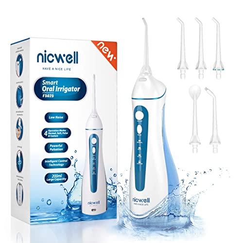 Nicwell Water Dental Flosser Cordless for Teeth