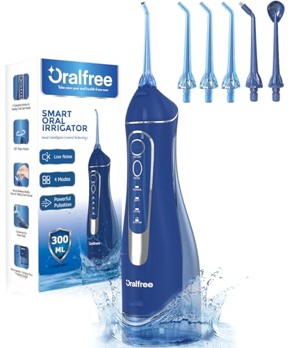 Oralfree Water Dental Flosser Cordless for Teeth Cleaning