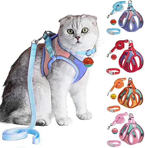JSXD Cat Harness,Leash and Collar Set