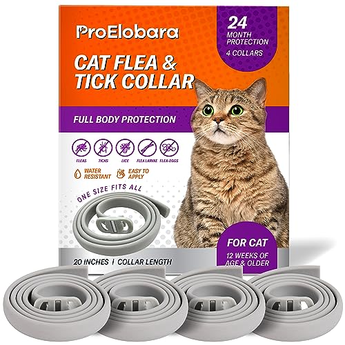 ProElobara Cat Flea Tick Prevention Collar: