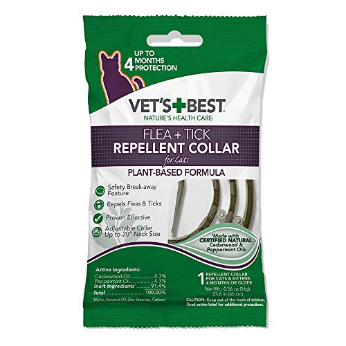 Vet's Best Flea and Tick Repellent Collar for Cats