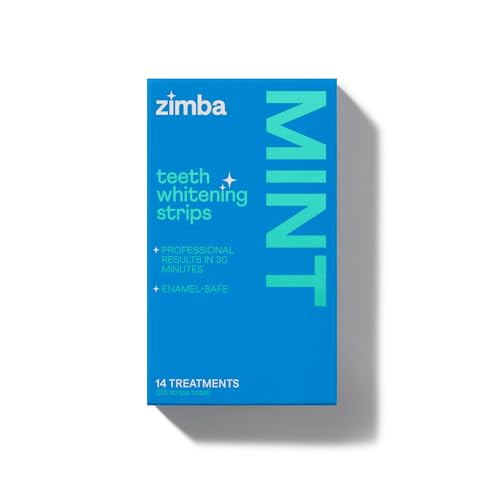 Zimba Teeth Whitening Strips Vegan Whitening