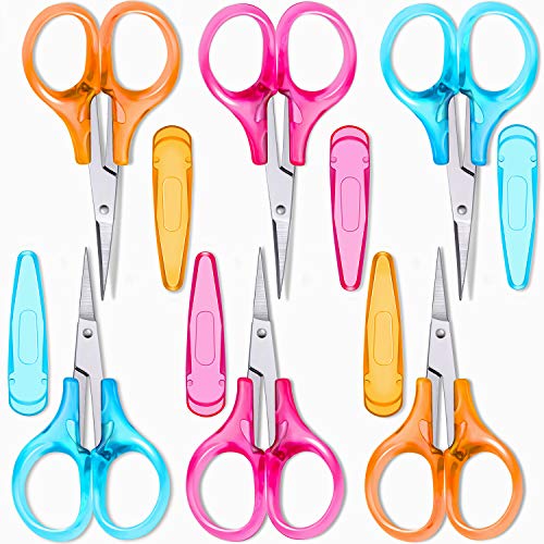 LIVINGO 8.5 Scissors All Purpose, 3 Pack Ultra Sharp Blade Shears,  Professional Ergonomic Comfort Grip Scissors for Office School Home  Supplies