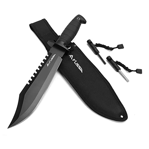 FLISSA Survival Hunting Knife with Sheath