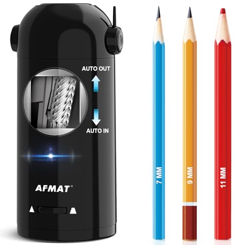 AFMAT Electric Pencil Sharpener for Colored