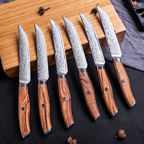 Syokami Vintage Japanese knife set-7 pieces