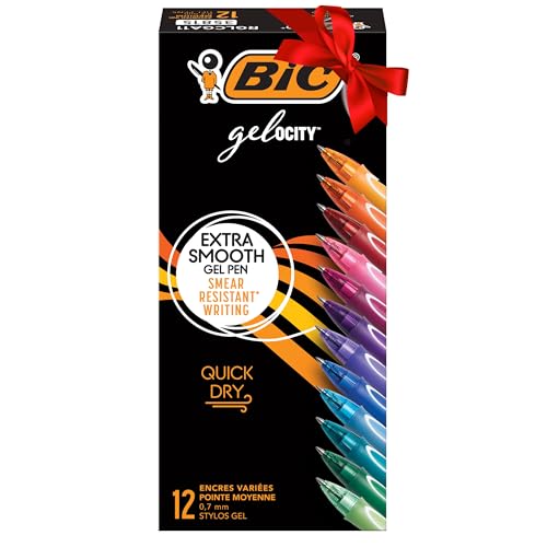 WRITECH Gel Pens Fine Point: 0.5mm Assorted 1 Count (Pack of 8), Multicolor
