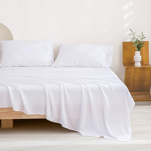 Andency White Sheets Queen Set