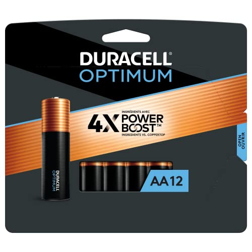 DURACELL Optimum AA Batteries with Power Boost Ingredients