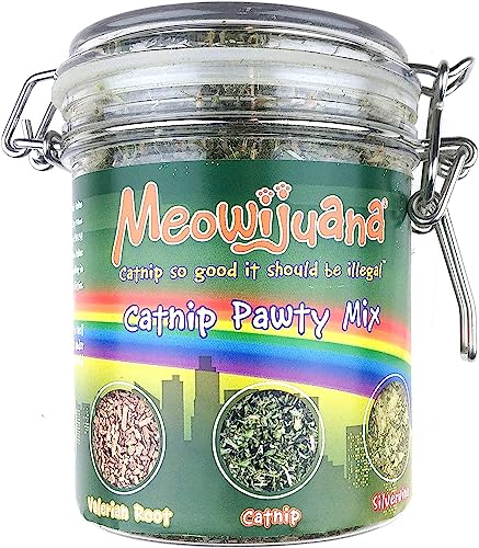 Meowijuana Catnip Pawty Mix Jar