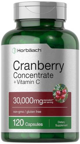 Horbäach Cranberry Concentrate Extract Pills + Vitamin C
