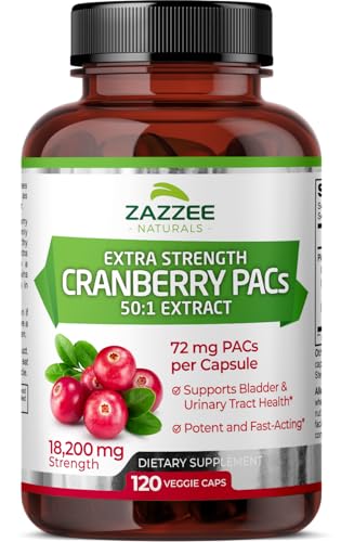 Zazzee Extra Strength Cranberry PACs