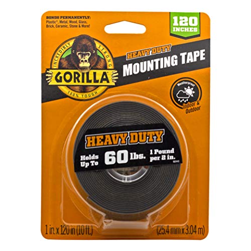 Gorilla Heavy Duty, Extra Long Double Sided Mounting Tape